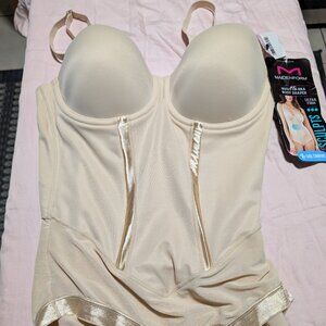 Maidenform Women's Convertible Body Shaper w/ Built-In Underwire Bra Sz 36D NWT